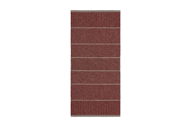 Alice Mixed Bomullsmatte 70x250 cm Mørkerød - Horredsmattan - Tekstiler - Tepper & Matter - Moderne tepper - Bomullstepper
