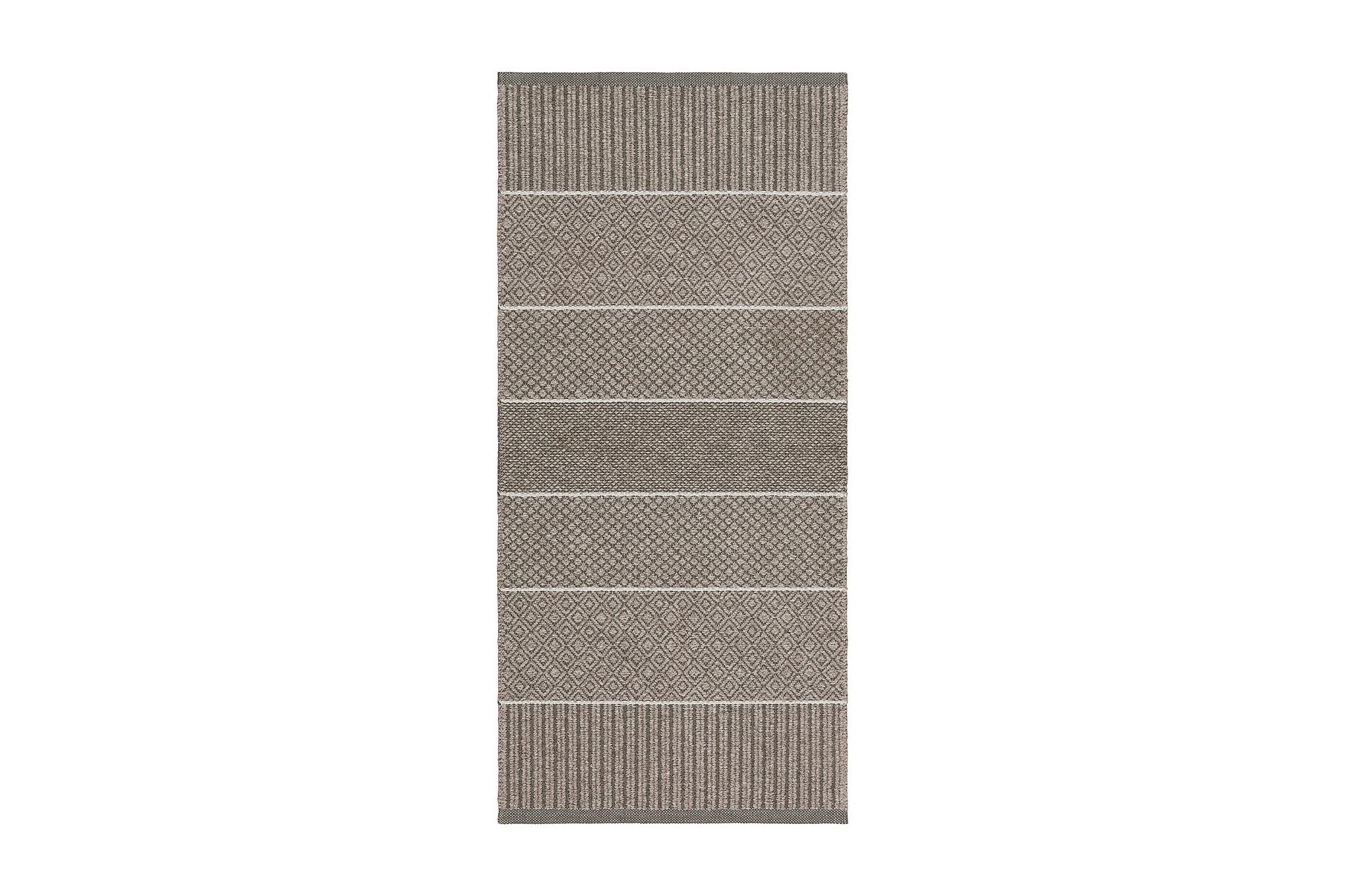 Alice Mixed Bomullsmatte 70x300 cm Mørkegrå - Horredsmattan - Tekstiler - Tepper & Matter - Moderne tepper - Bomullstepper