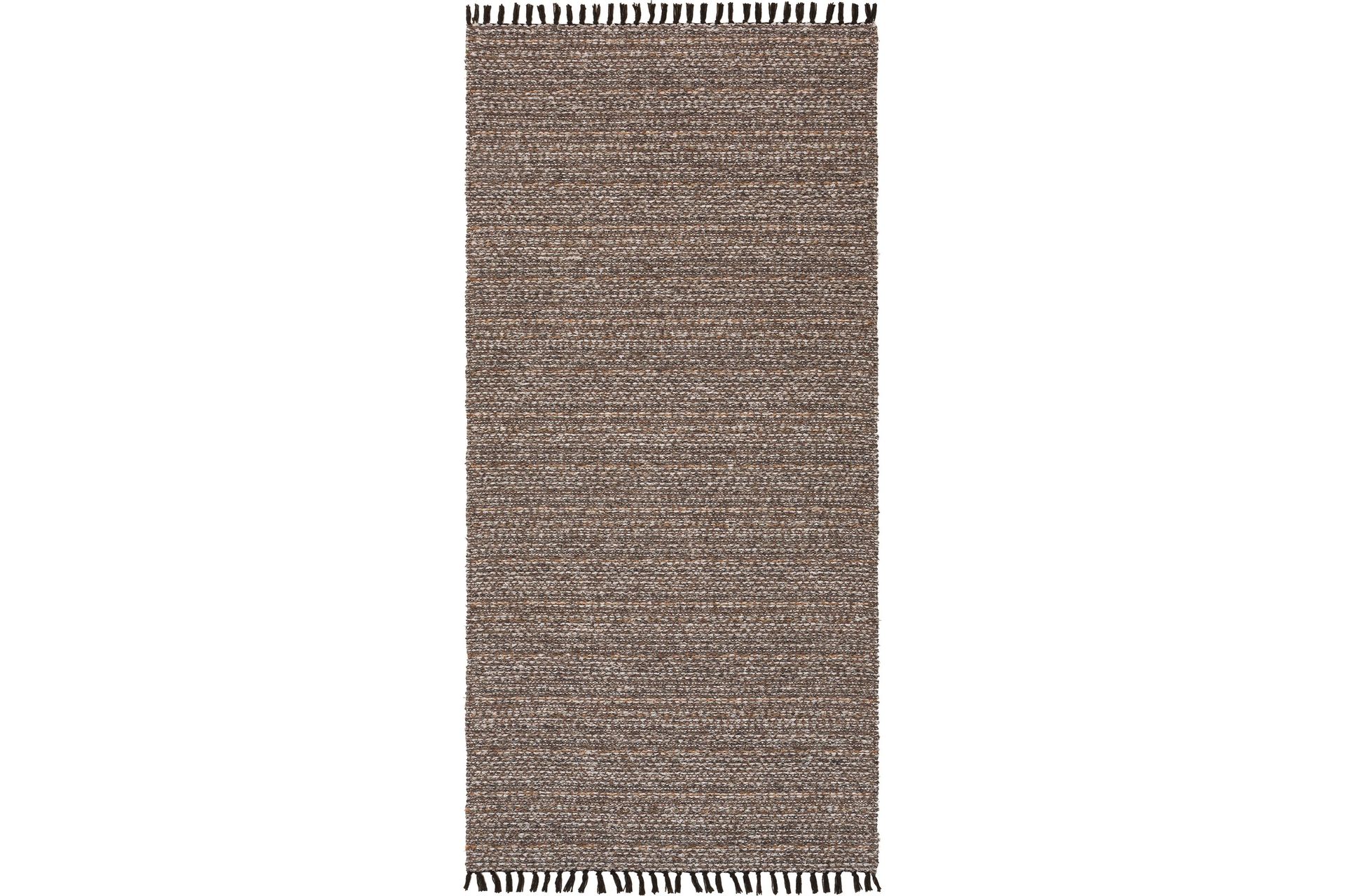 Cotton Tova Bomullsmatte 70x150 cm Mørkebrun - Horredsmattan - Tekstiler - Tepper & Matter - Moderne tepper - Bomullstepper