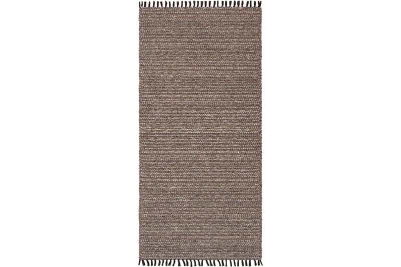 Cotton Tova Bomullsmatte 70x150 cm Mørkebrun - Horredsmattan - Tekstiler - Tepper & Matter - Moderne tepper - Bomullstepper