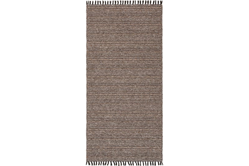 Cotton Tova Bomullsmatte 70x150 cm Mørkebrun - Horredsmattan - Bomullstepper