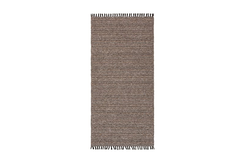Cotton Tova Bomullsmatte 70x200 cm Mørkebrun - Horredsmattan - Tekstiler - Tepper & Matter - Moderne tepper - Bomullstepper