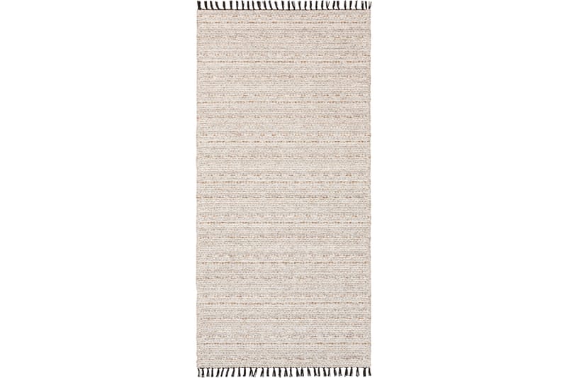 Cotton Tova Bomullsmatte 70x300 cm Beige - Horredsmattan - Tekstiler - Tepper & Matter - Moderne tepper - Bomullstepper