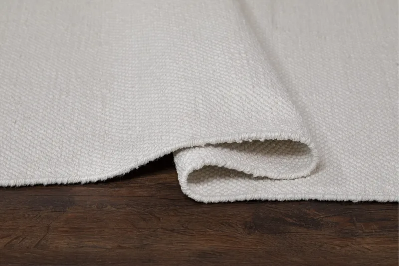 Hemsero Bomullsmatte 200x300 cm - Hvit - Tekstiler - Tepper & Matter - Moderne tepper - Bomullstepper