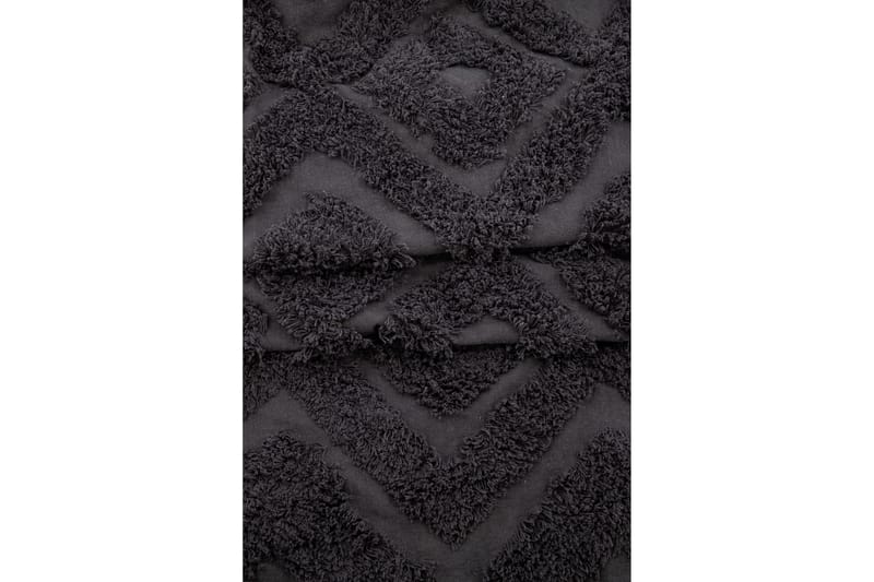 Hilma Bomullsmatte Rektangulær 250x350 cm - Mørkegrå - Tekstiler - Tepper & Matter - Moderne tepper - Bomullstepper