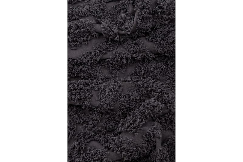 Hilma Bomullsmatte Rektangulær 70x200 cm - Mørkegrå - Bomullstepper