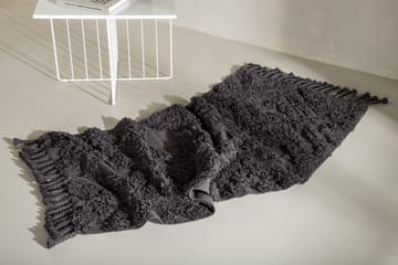 Hilma Bomullsmatte Rektangulær 70x200 cm - Mørkegrå - Tekstiler - Tepper & Matter - Moderne tepper - Bomullstepper