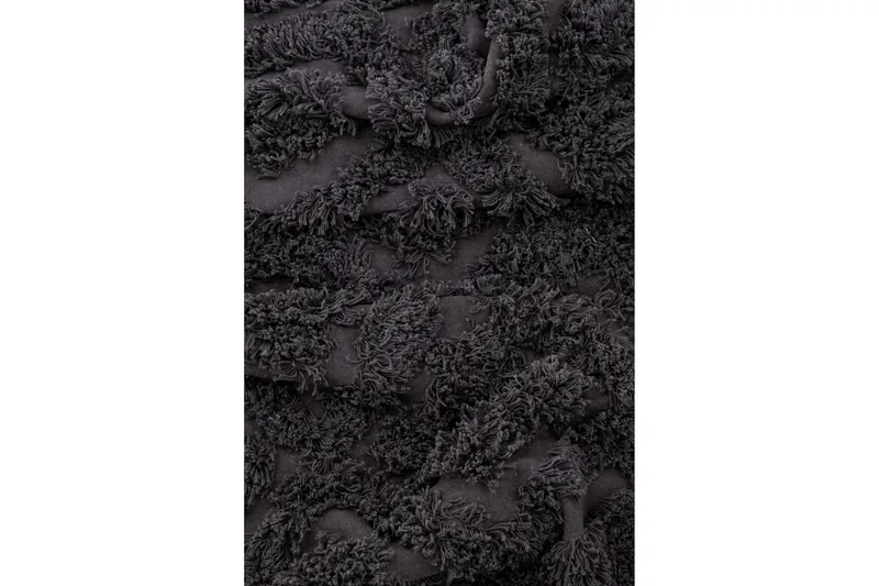 Hilma Bomullsmatte Rektangulær 70x200 cm - Mørkegrå - Tekstiler - Tepper & Matter - Moderne tepper - Bomullstepper