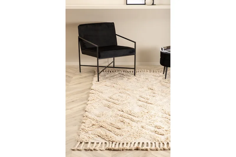 Hilma Bomullsteppe 230x160 cm - Offwhite - Tekstiler - Tepper & Matter - Moderne tepper - Bomullstepper