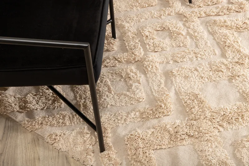 Hilma Bomullsteppe 230x160 cm - Offwhite - Tekstiler - Tepper & Matter - Moderne tepper - Bomullstepper