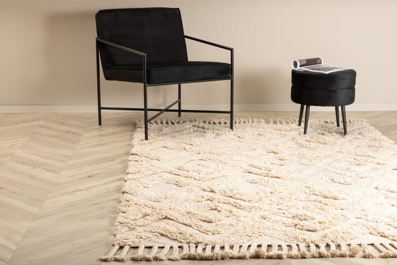 Hilma Bomullsteppe 230x160 cm - Offwhite - Tekstiler - Tepper & Matter - Moderne tepper - Bomullstepper