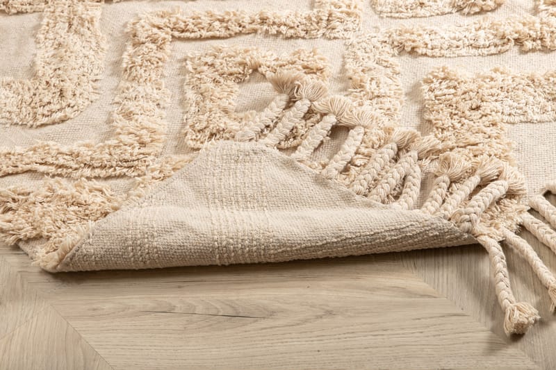 Hilma Bomullsteppe 230x160 cm - Offwhite - Tekstiler - Tepper & Matter - Moderne tepper - Bomullstepper