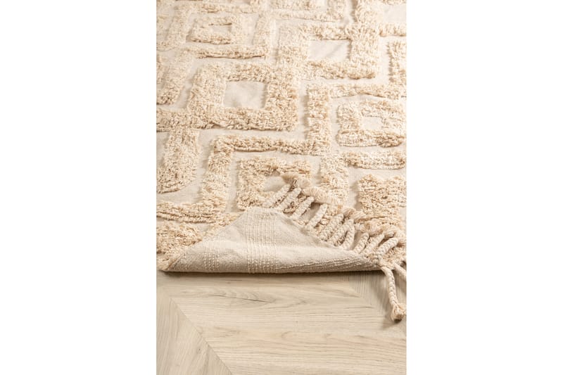 Hilma Bomullsteppe 230x160 cm - Offwhite - Tekstiler - Tepper & Matter - Moderne tepper - Bomullstepper
