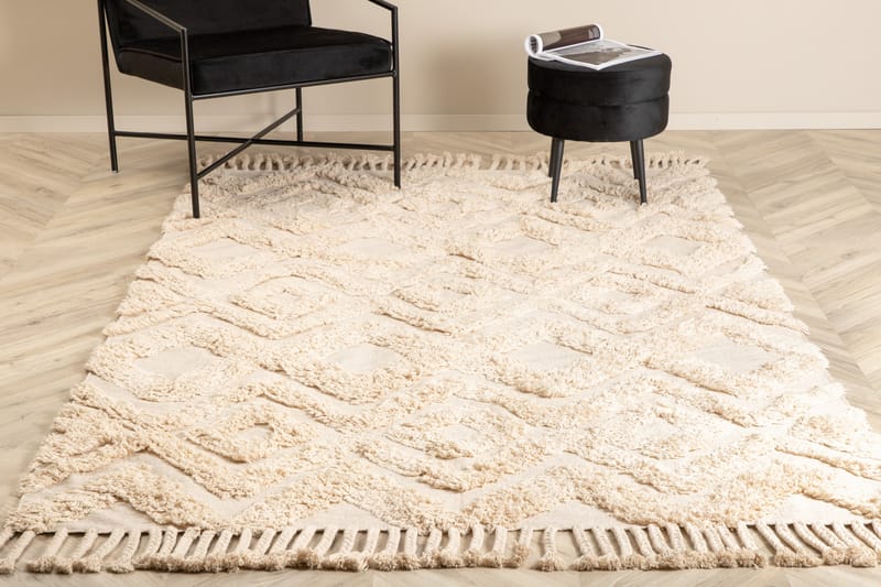 Hilma Bomullsteppe 230x160 cm - Offwhite - Tekstiler - Tepper & Matter - Moderne tepper - Bomullstepper