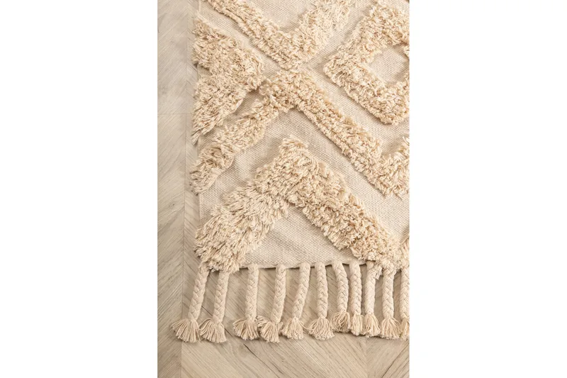 Hilma Bomullsteppe 230x160 cm - Offwhite - Tekstiler - Tepper & Matter - Moderne tepper - Bomullstepper