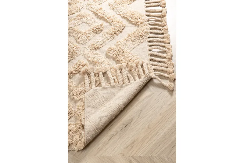 Hilma Bomullsteppe 230x160 cm - Offwhite - Tekstiler - Tepper & Matter - Moderne tepper - Bomullstepper