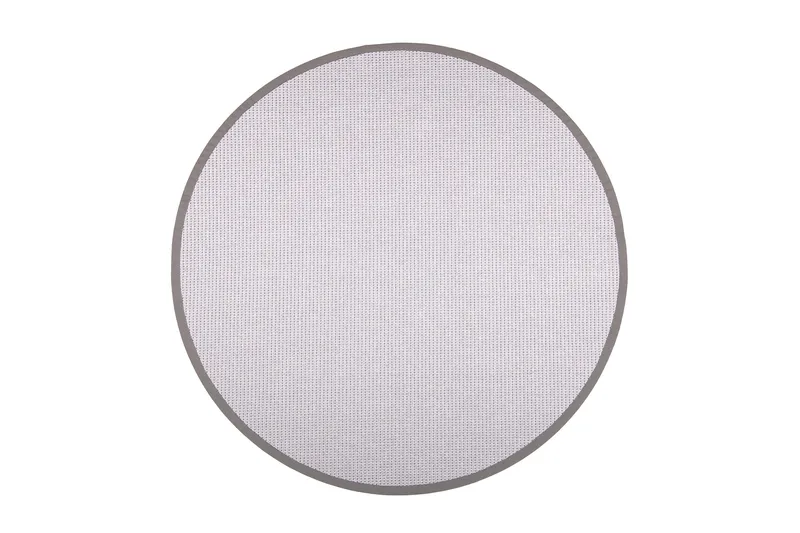 Lyyra2 Matte Rund 160 cm Lysegrå - Vm Carpet - Tekstiler - Tepper & Matter - Moderne tepper - Bomullstepper