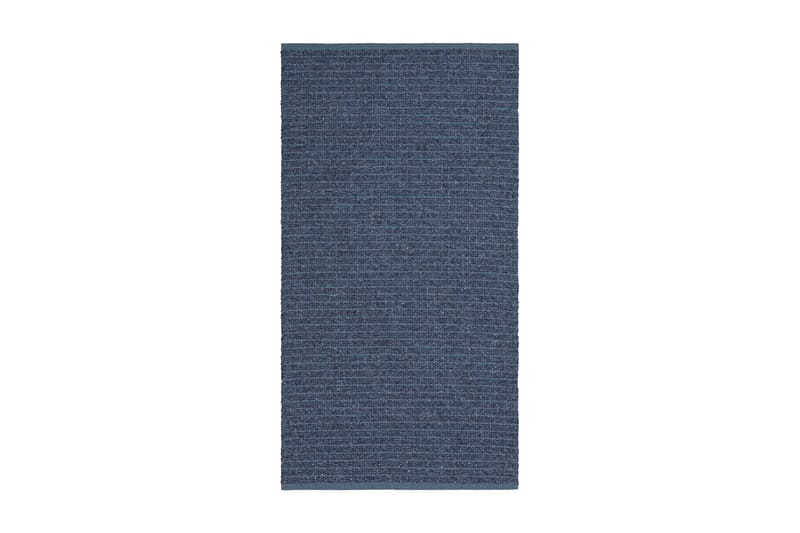 Marion Bomullsmatte 80x350 cm Blå - Horredsmattan - Bomullstepper - Små tepper