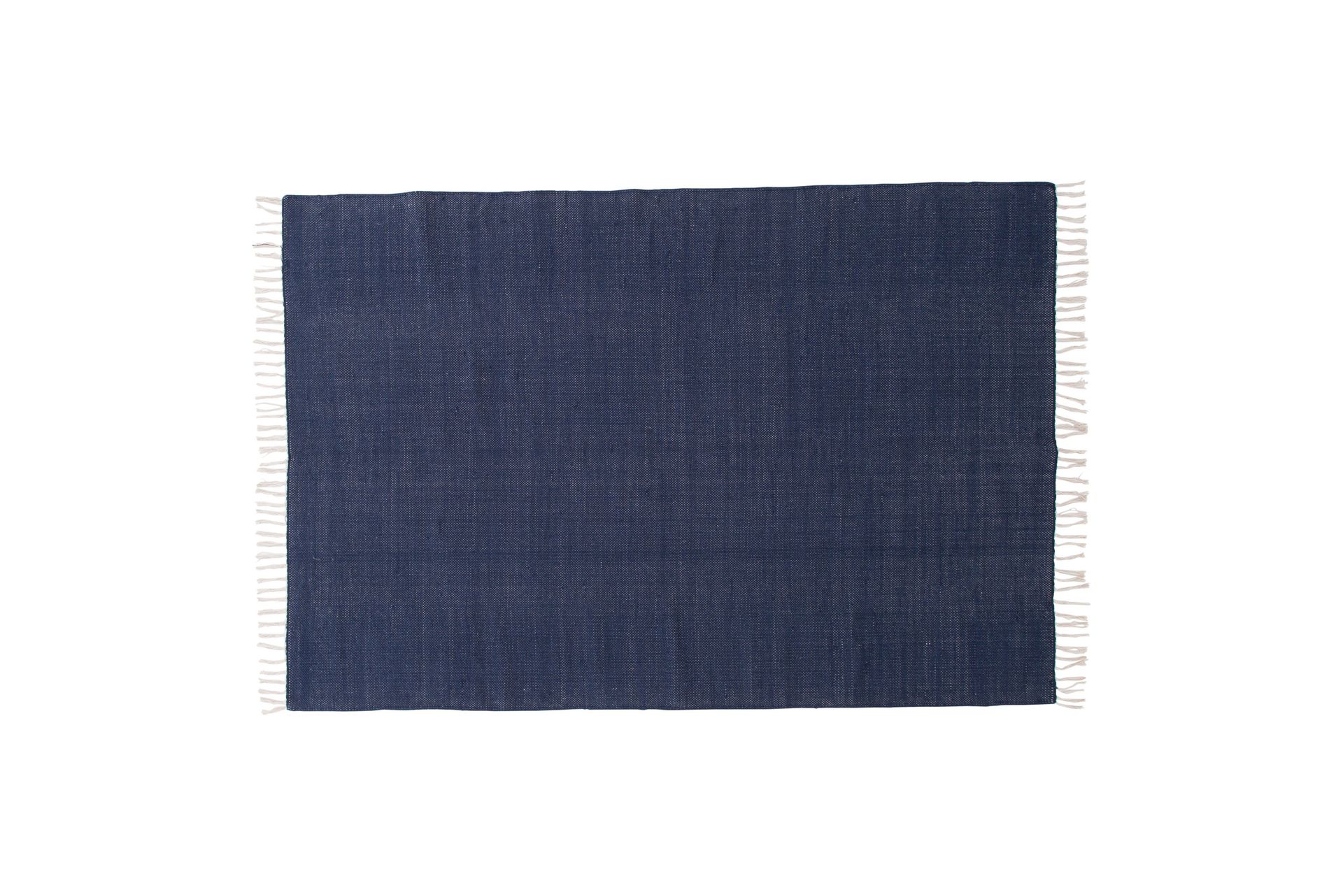 Panipat Bomullsmatte 170x240 cm - Marineblå - Tekstiler - Tepper & Matter - Moderne tepper - Bomullstepper