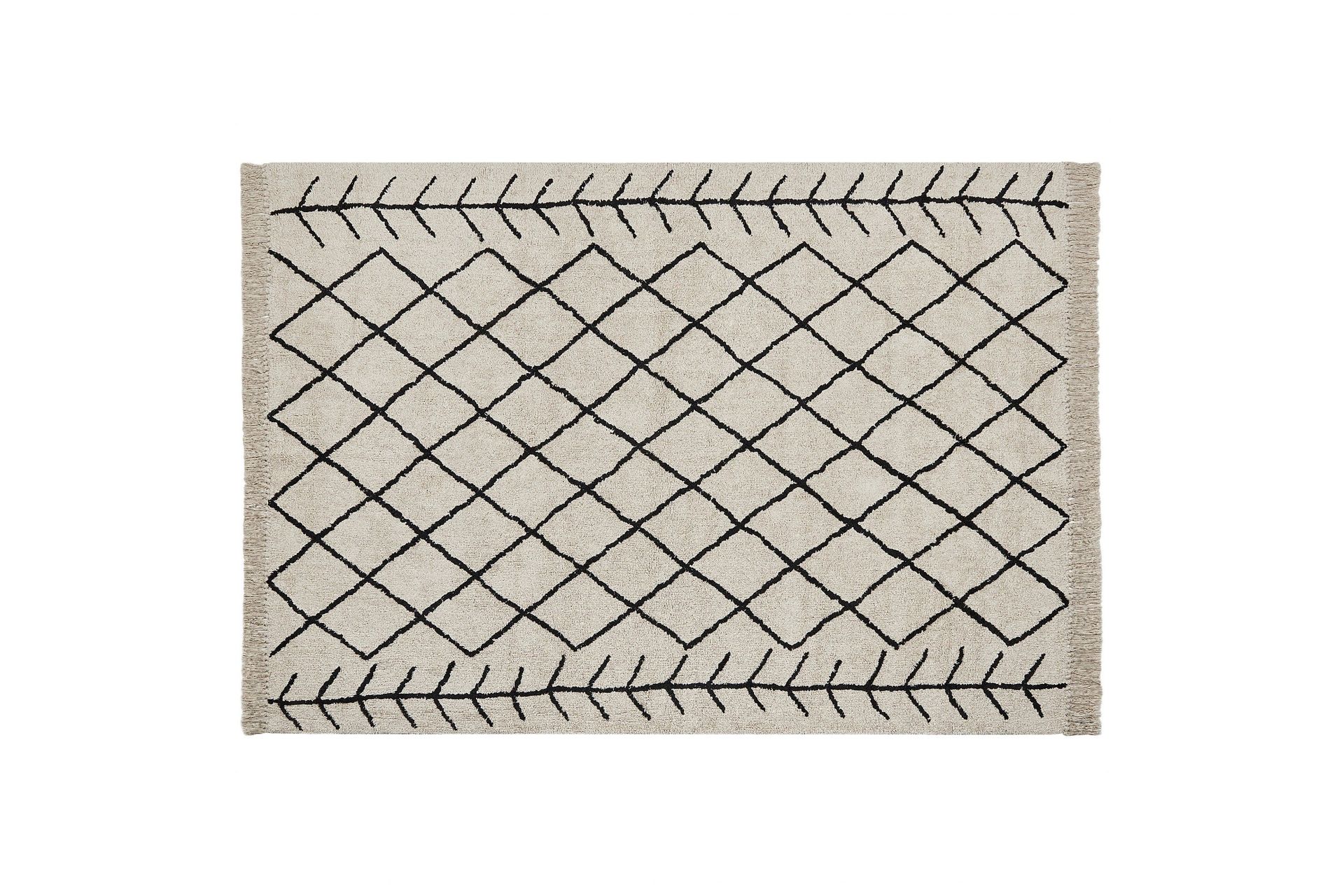 Bozkir Bomullsteppe 160x230 cm - Beige