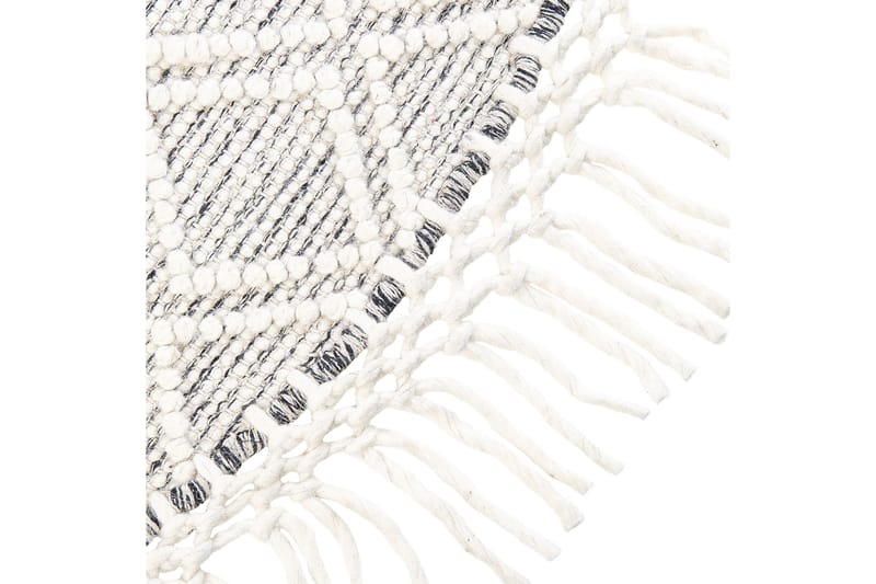 Buldan Ullteppe 140 cm Rund - Grå - Tekstiler - Tepper & Matter - Moderne tepper - Ullteppe