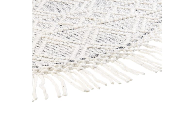 Buldan Ullteppe 140 cm Rund - Grå - Tekstiler - Tepper & Matter - Moderne tepper - Ullteppe