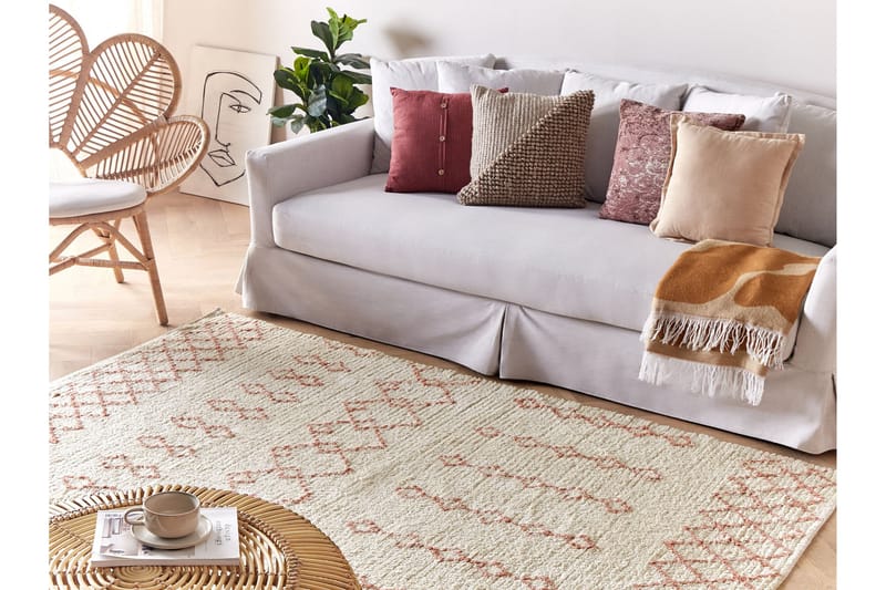 Buxar Ryeteppe 160x230 cm - Beige - Tekstiler - Tepper & Matter - Moderne tepper - Ryeteppe