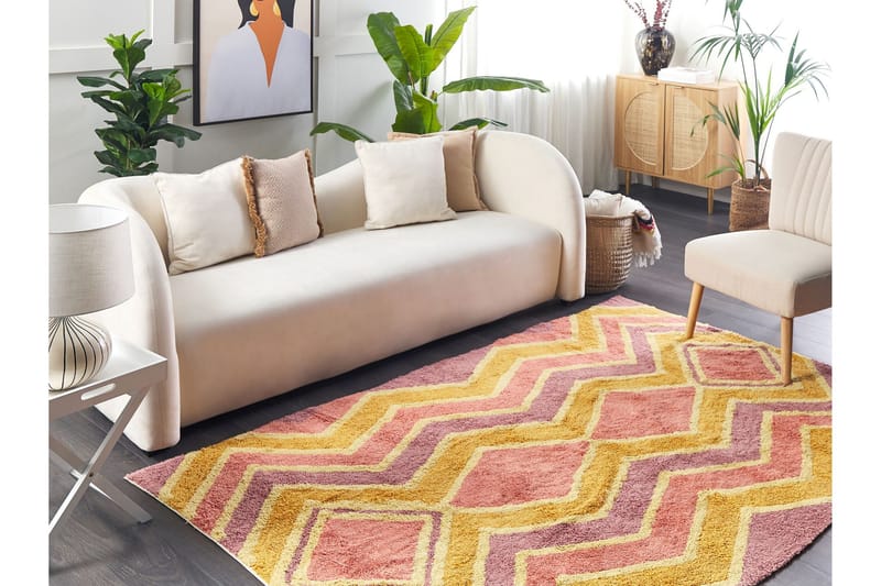 Canakkale Ryeteppe 140x200 cm - Beige - Tekstiler - Tepper & Matter - Moderne tepper - Bomullstepper