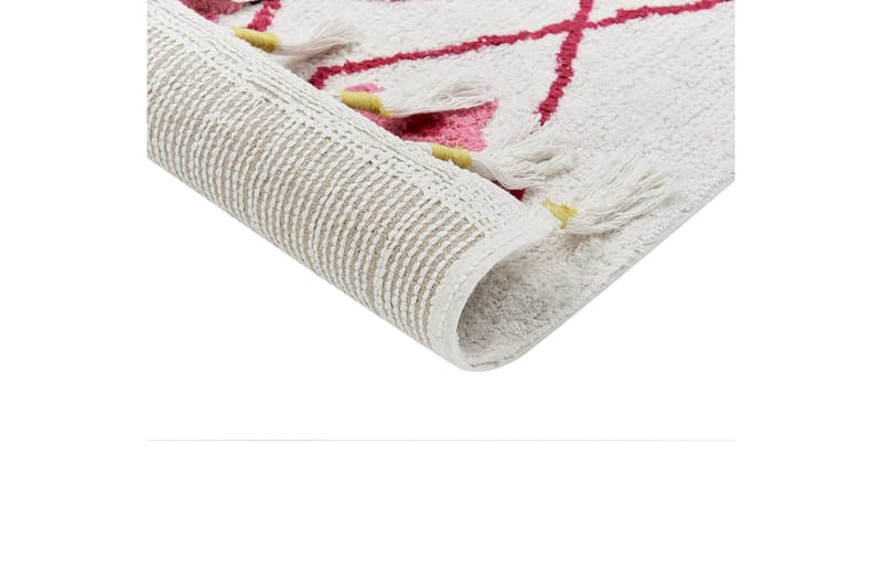 Cavus Bomullsteppe 160x230 cm - Hvit - Tekstiler - Tepper & Matter - Moderne tepper - Bomullstepper
