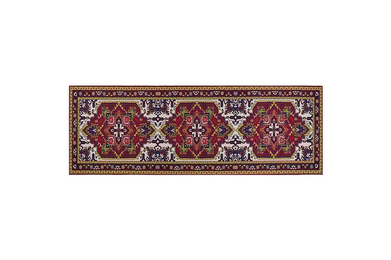 Colachel Ryeteppe 70x200 cm - Rød - Tekstiler - Tepper & Matter - Moderne tepper - Ryeteppe
