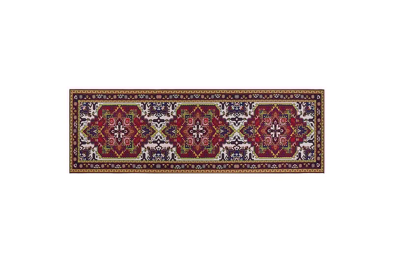 Colachel Ryeteppe 80x240 cm - Rød - Tekstiler - Tepper & Matter - Moderne tepper - Ryeteppe