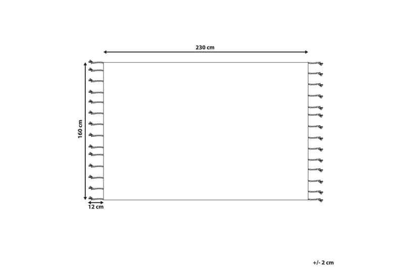 Corum Ryeteppe 160x230 cm - Beige - Tekstiler - Tepper & Matter - Moderne tepper - Bomullstepper