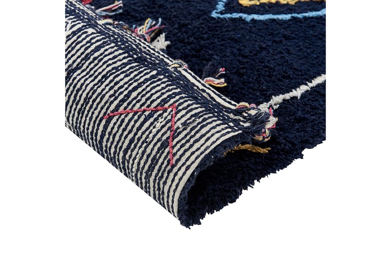 Corum Ryeteppe 160x230 cm - Svart - Tekstiler - Tepper & Matter - Moderne tepper - Bomullstepper