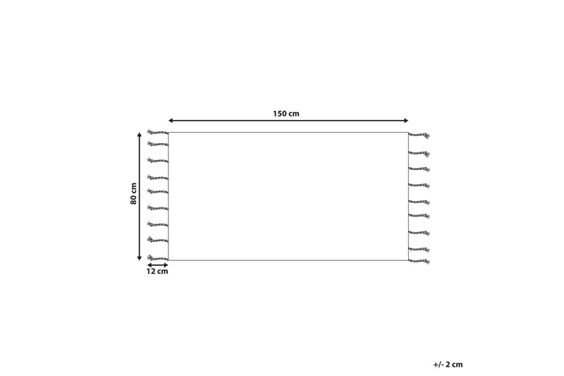 Corum Ryeteppe 80x150 cm - Beige - Tekstiler - Tepper & Matter - Moderne tepper - Ryeteppe