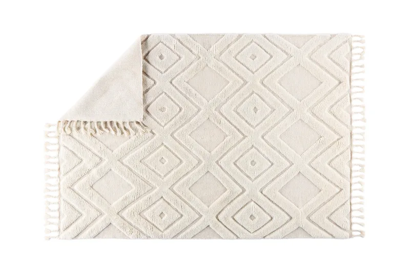 Dahlia Ullteppe 300x400 cm Rektangulær - Hvit - Tekstiler - Tepper & Matter - Moderne tepper - Ullteppe