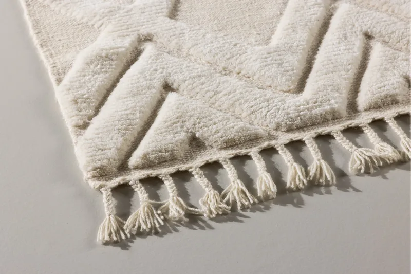 Dahlia Ullteppe 300x400 cm Rektangulær - Hvit - Tekstiler - Tepper & Matter - Moderne tepper - Ullteppe