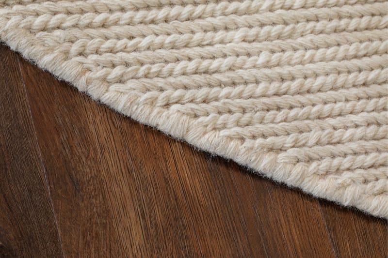 Dalarö Ullteppe 200x300 cm Avlang - Hvit - Tekstiler - Tepper & Matter - Moderne tepper - Ullteppe