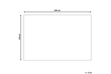 Datca Ullteppe 140x200 cm - Blå - Tekstiler - Tepper & Matter - Moderne tepper - Ullteppe