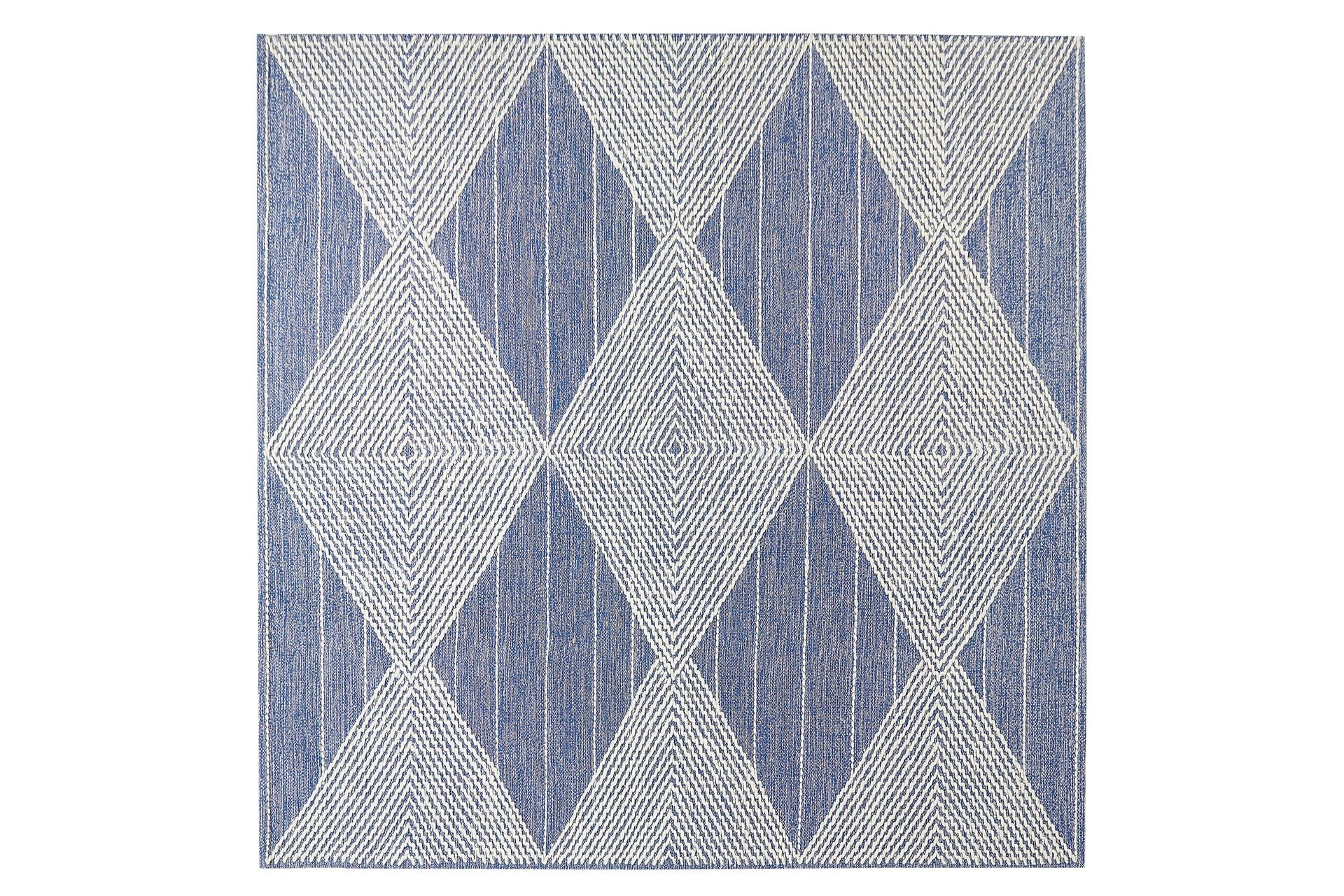 Datca Ullteppe 200x200 cm - Blå