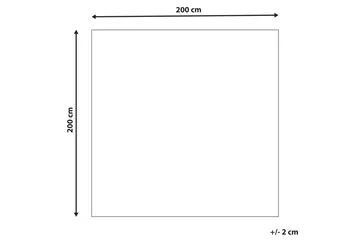 Davutlar Ullteppe 200x200 cm - Beige - Tekstiler - Tepper & Matter - Moderne tepper - Ullteppe