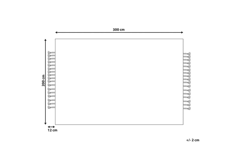 Dedemli Juteteppe 200x300 cm - Beige - Tekstiler - Tepper & Matter - Moderne tepper - Sisaltepper