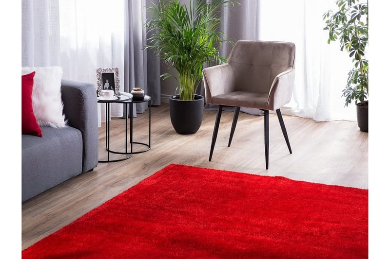 Demre Matte 140x200 cm - Rød - Tekstiler - Tepper & Matter - Moderne tepper - Ryeteppe