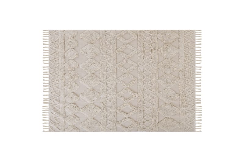 Didim Bomullsteppe 160x230 cm - Beige - Tekstiler - Tepper & Matter - Moderne tepper - Bomullstepper