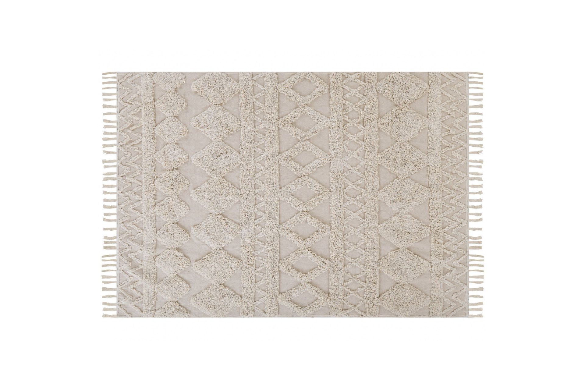 Didim Bomullsteppe 160x230 cm - Beige