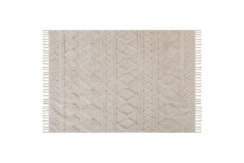 Didim Bomullsteppe 160x230 cm, Beige