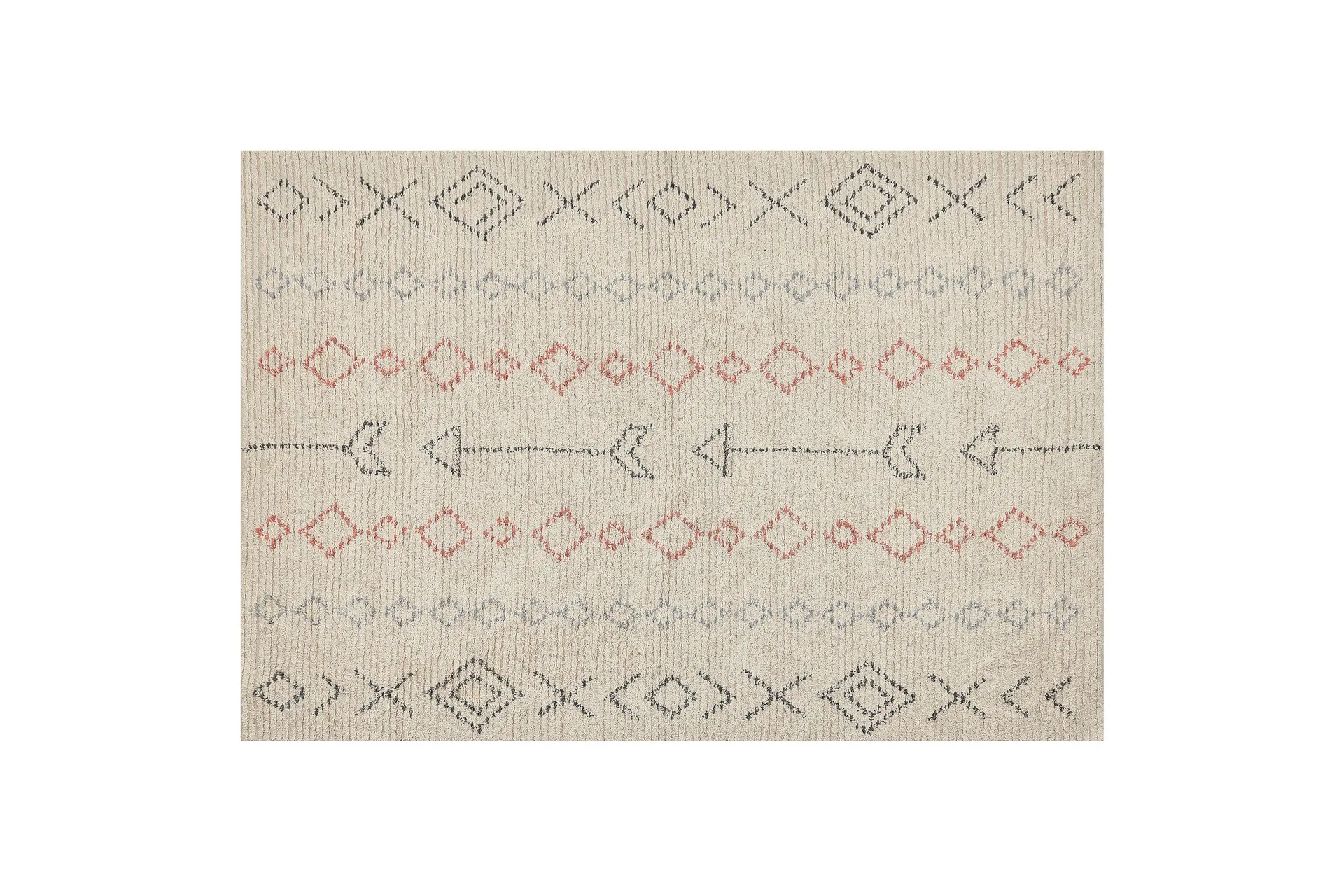Dispur Bomullsteppe 140x200 cm - Beige