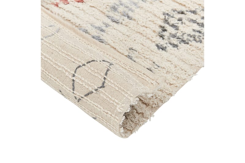 Dispur Bomullsteppe 140x200 cm - Beige - Tekstiler - Tepper & Matter - Moderne tepper - Bomullstepper