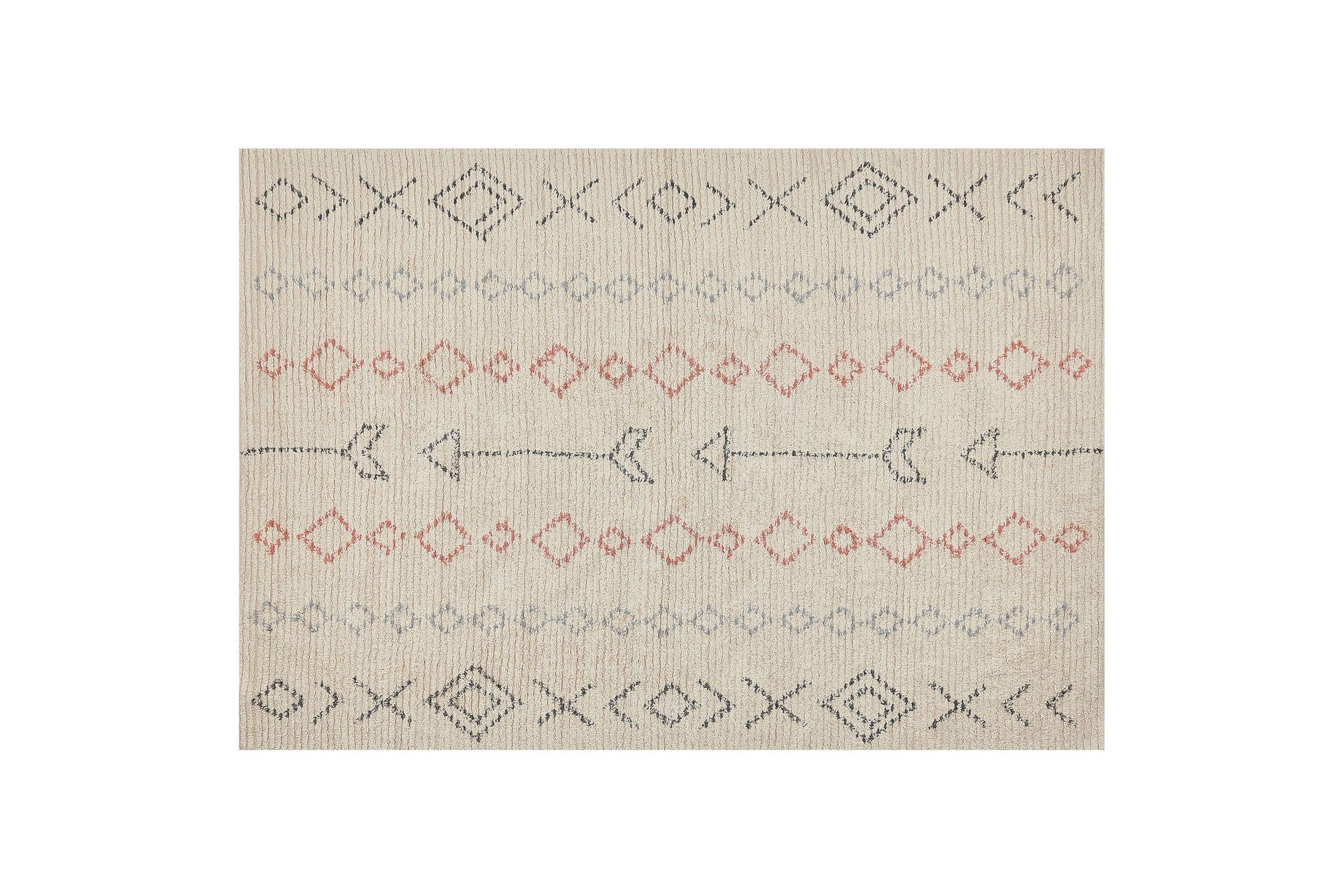 Dispur Bomullsteppe 160x230 cm - Beige