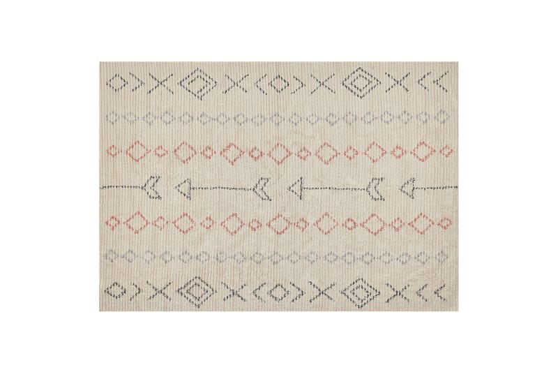 Dispur Bomullsteppe 160x230 cm, Beige