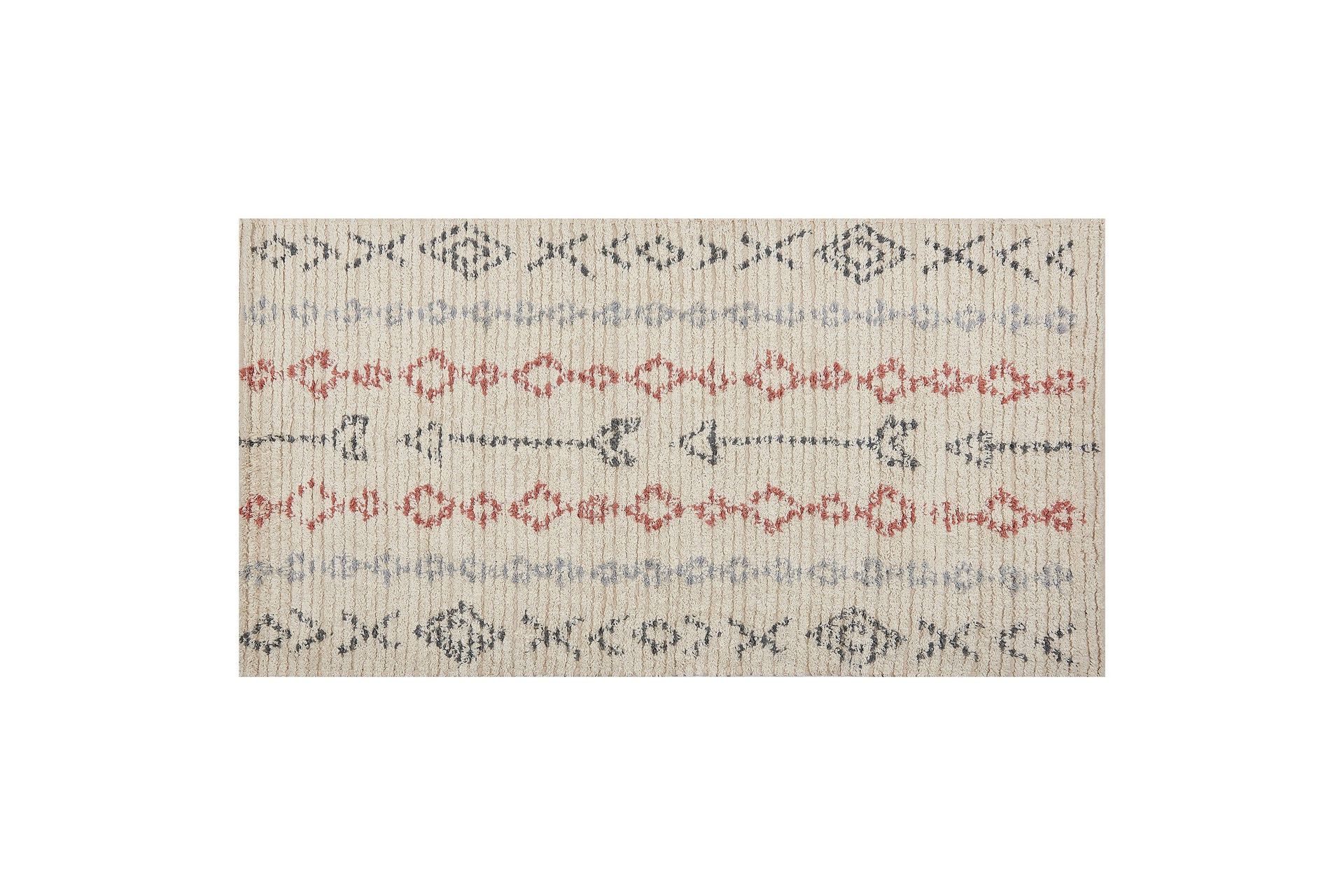 Dispur Bomullsteppe 80x150 cm - Beige